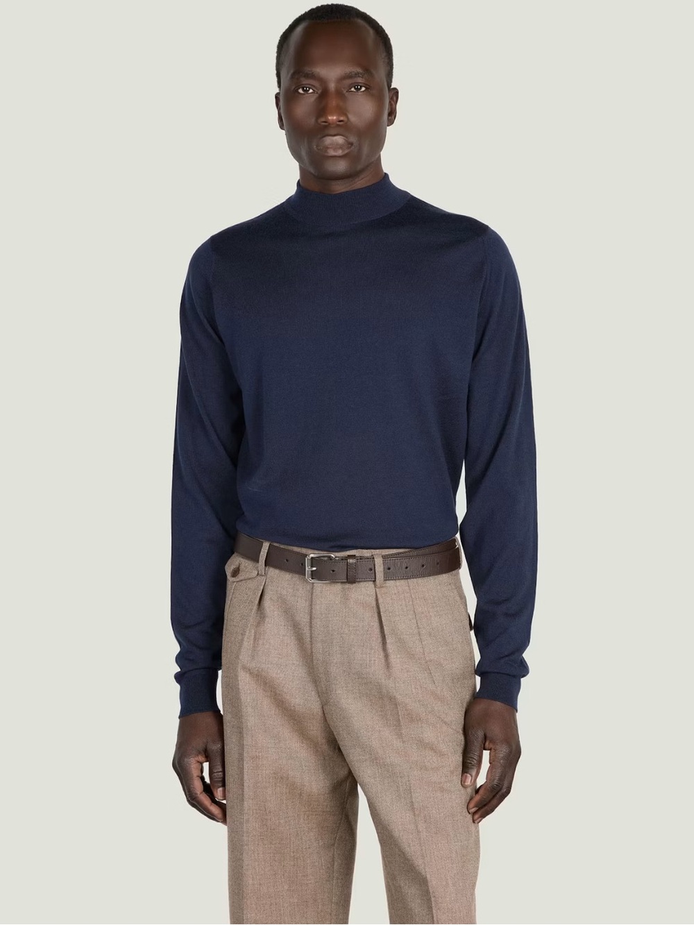 John Smedley - HARCOURT PULLOVER MOCK TURTLE